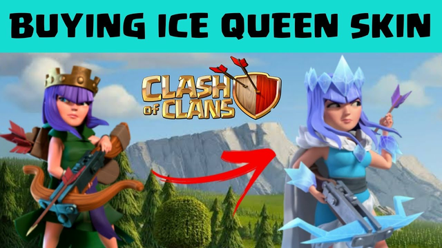 Buying New Ice Queen Skin With 1500 Gems | Clash of Clans