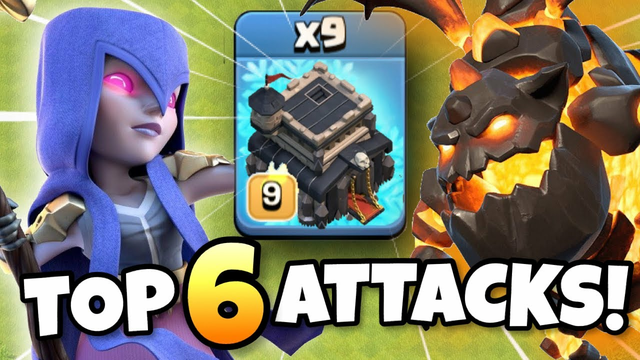 TOP 6 BEST TH9 ATTACK STRATEGIES FOR 2021 | Clash of Clans