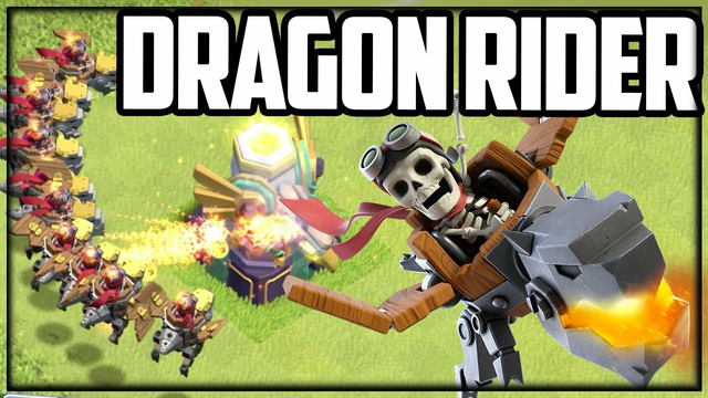 NEW TROOP: Dragon RIDER! Clash of Clans UPDATE!