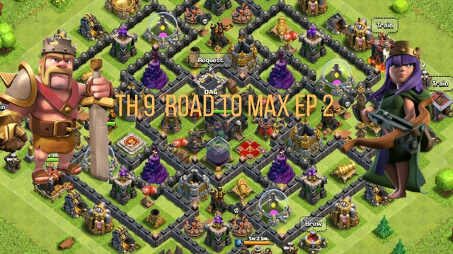 Clash of Clans TH 9 -Road to Max Ep 2-