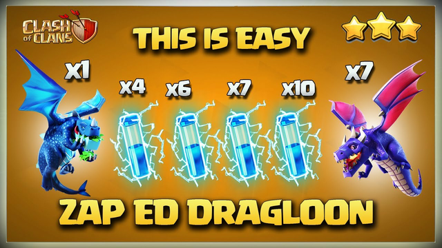 BEST TH11 ATTACK STRATEGY - Th11 Lightening Spell Ed DragLoon & Th11 Zap DragonLoon Attack Coc - CWL