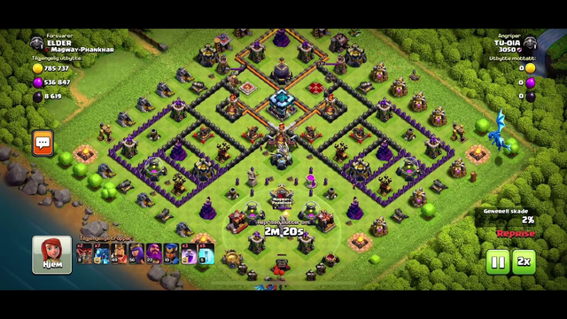 Clash of clans th13 100%