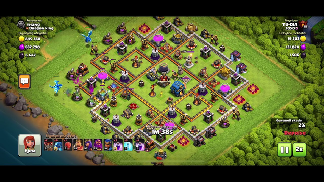 Clash of Clans th13 100%