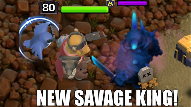 New Savage King Skin New Season Update!! | Clash Of Clans |