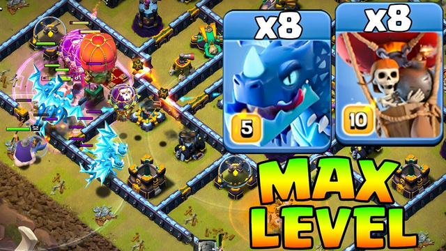 New Max Level Electro Dragon Attack Strategy 2021 !! TH14 Attacks in Clash of Clans 2021