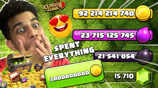 I SPENT EVERYTHING....... CLASH OF CLANS - COC