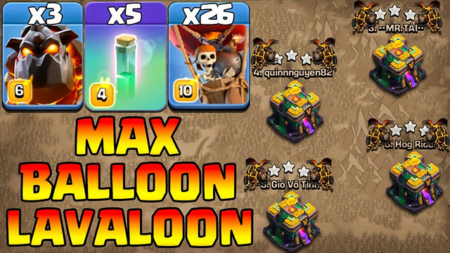Max Balloon Is Overpowered !! Th14 Max LavaLoon Attack Strategy 2021 || Clash Of Clans Update COC