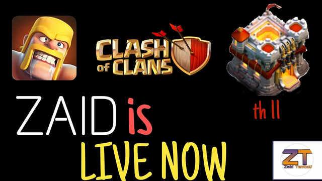 Zaid Is Live Now With Clash Of Clans COC #COCLIVE #coclive