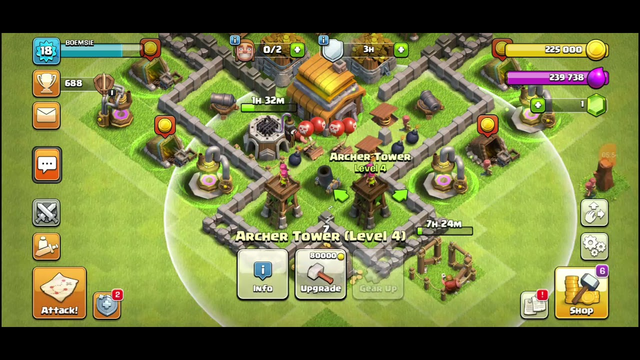 clash of clans th 5 let's play ...