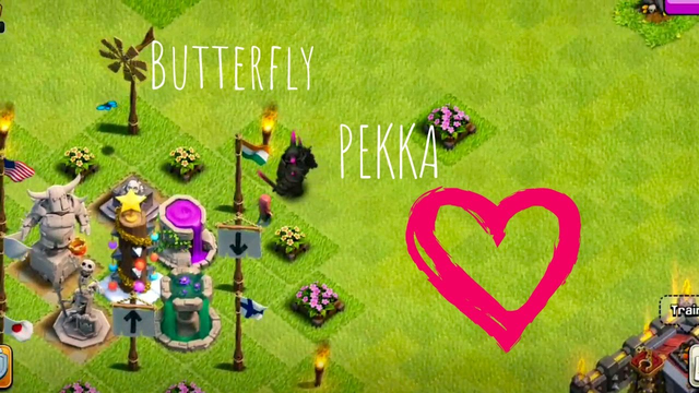Clash of Clans new Easter Egg [Pekka and Butterfly]
