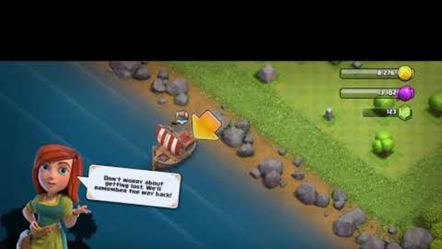 CLASH OF CLANS #4 TRAVEL IN SHIP IN NEW PLACE