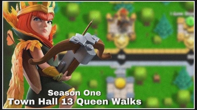 Town Hall 13 Queen Walks #8 - Clash of clans