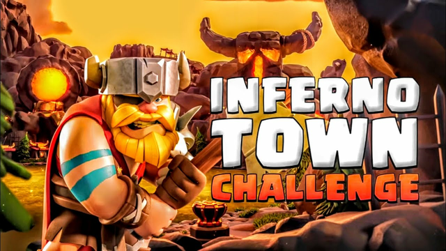 CLASH OF CLANS | Inferno Town Challenge 3 stars gameplay