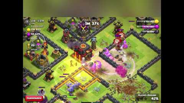 Rushed TH10 attacks. (Clash Of Clans)