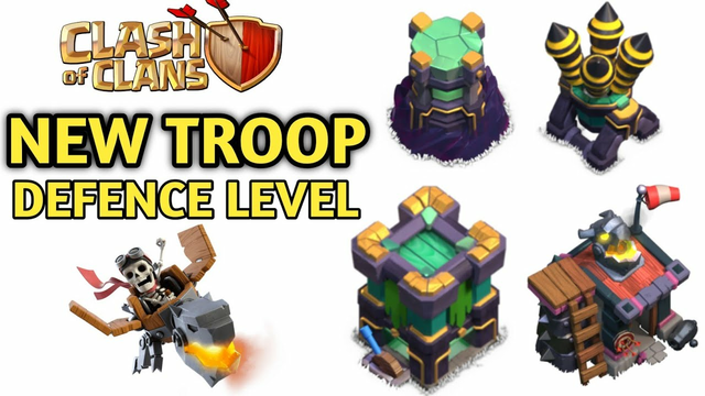Clash Of Clans New Troop And New Defence Level | New Troops Level Full Information | #coc #cocIndia