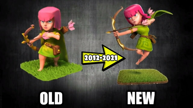 Clash of Clans Evolution 2012 to 2021 - History of Clash of Clans - CoC