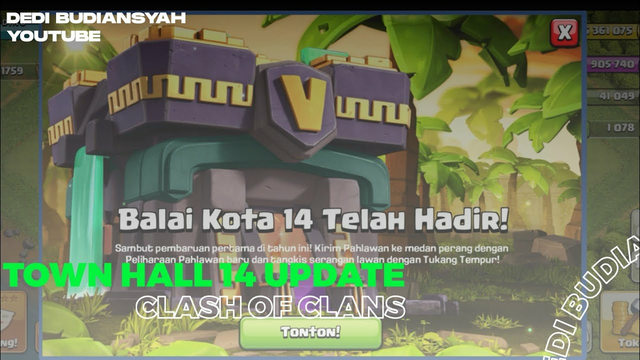 UPDATE CLASH OF CLANS TOWN HALL 14-CLASH OF CLANS
