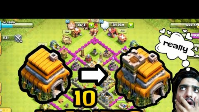 NEW TOWNHALL IN 10 MINUTES | MAX UPGRADE TOWNHALL | CLASH OF CLANS