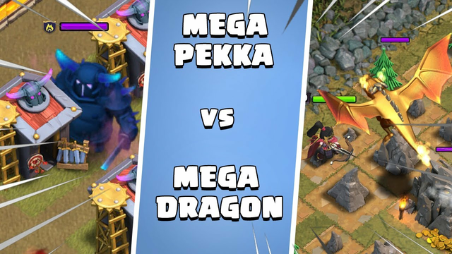 Mega Pekka vs Mega Dragon Ultimate Battle - Clash of Clans - COC