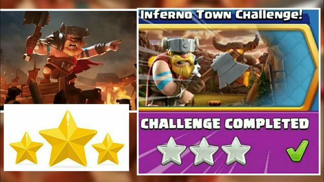 CLASH OF CLANS :Inferno town challenge