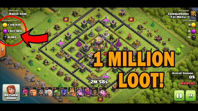 Clash Of Clans 2021 | Easy 1 Million LOOT - MUST WATCH!