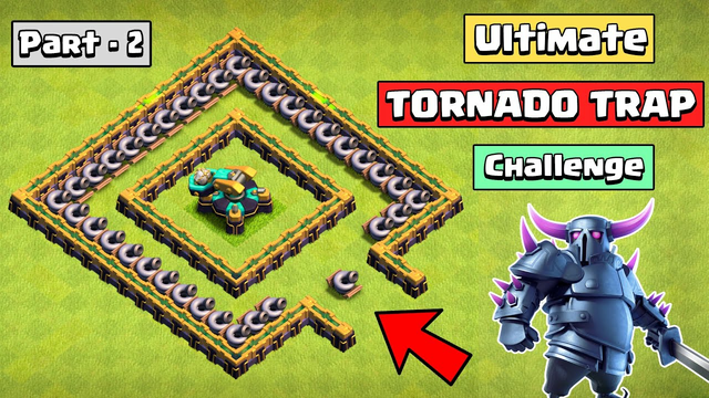 Ultimate TORNADO STORM challenge with Scattershot | Clash of Clans