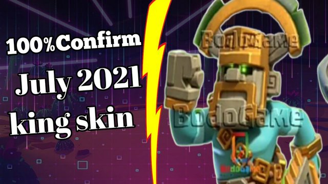 100% Confirm King skin For July 2021 | Clash Of Clans
