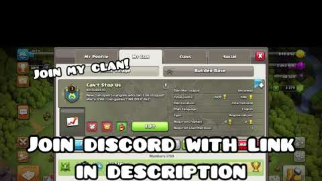 Clash of Clans | Join my Clan! (Check desc)