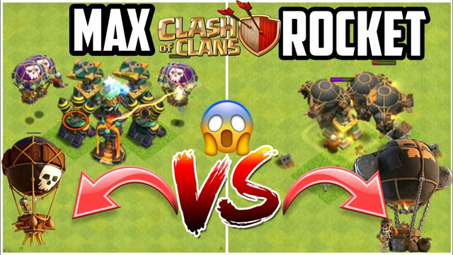 MAX BALLOON VS ROCKET BALLOON | CLASH OF CLANS | COMPARISON | SPEED TEST | @Clash of Clans