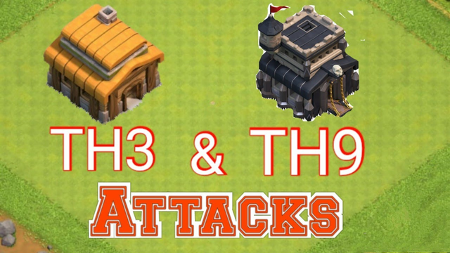 Th3 & Th9 Attacks,,,Clash Of Clans,COC.