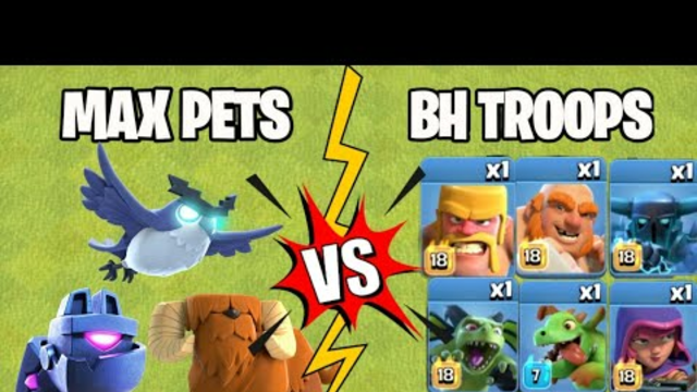 P.E.T.S Vs BH Troops On Coc | Coc Summer Update |  P.E.T.S Tournament | Clash Of Clans |