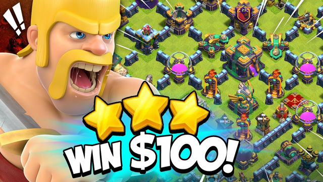 I Challenged My Clan to 3 Star Unbeatable TH 14 Base for $100 (Clash of Clans)