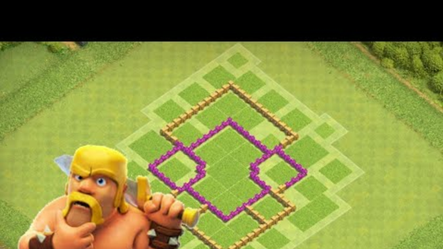 The best Th6 hybrid/trophy pushing base(coc) clash of clans