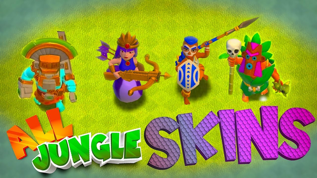 All Jungle Skins in the game Ranked ( which is the Best?) | Clash Of Clans |