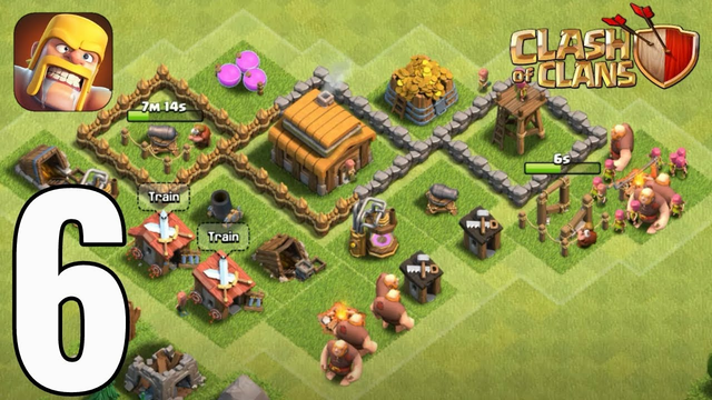Clash of Clans - Gameplay Walkthrough Part 6 - Builder Hall Level 3 (iOS, Android).
