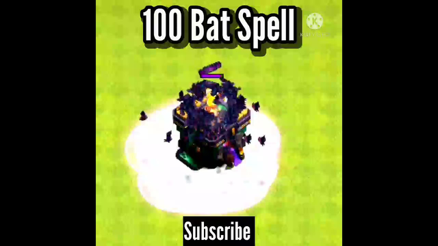 100 Bat Spell VS TH 14 Giga Inferno tower||Clash of Clans