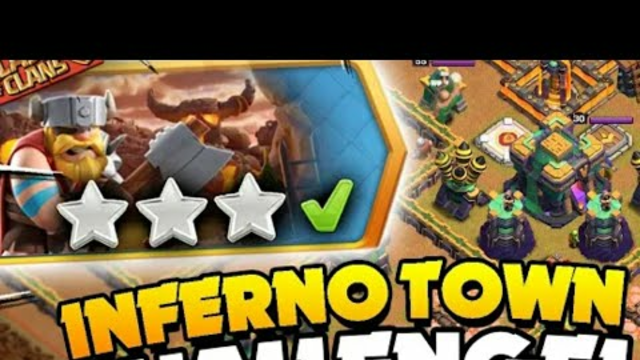 Challenge completed 3 star | Inferno Town Challenge | Clash of Clans(COC) India
