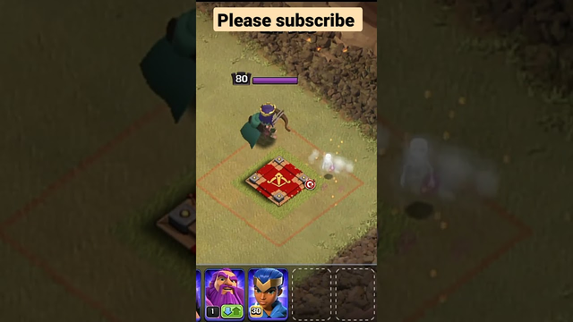 Queen vs Barbarian in Clash of Clans #Shorts #shortvideo