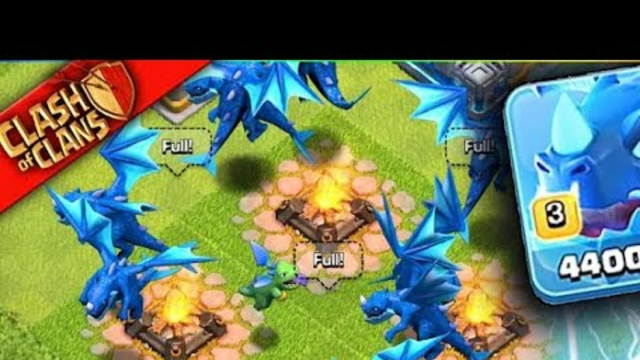 Dragon Rider vs All Trops | clash of Clans | New War Leauge |