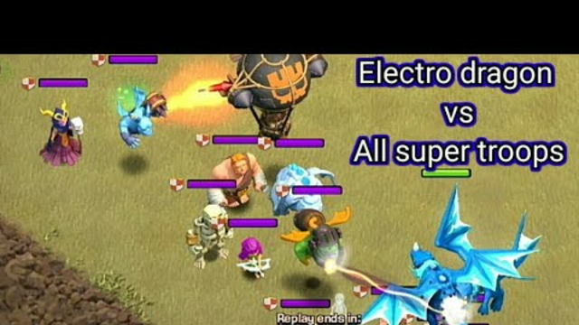 super troops vs electro dragon clash of clans 2021