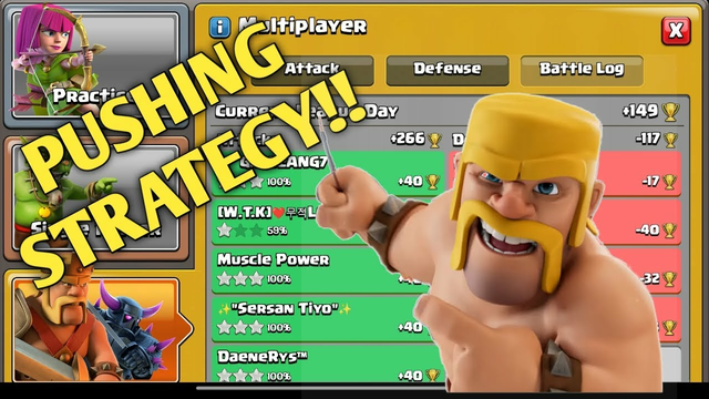 BEST PUSHING STRATEGY | LEGEND LEAGUE |#CLASH OF CLANS
