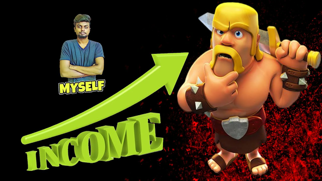 My Income | clash of clans game play | sk myself gaming