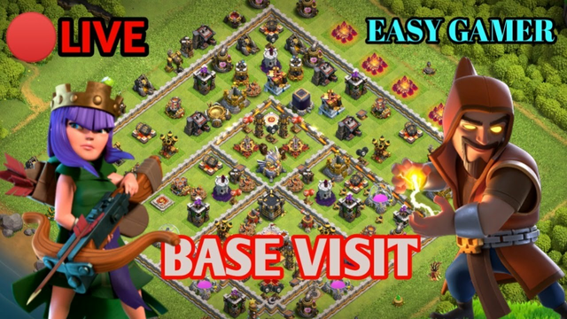 Goldpass giveaway,Base visit and live cwl attacks Clash Of Clans live stream