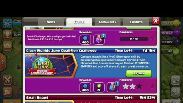 Clash of Clans June World Qualifier Challenge With Only 1 Second Left