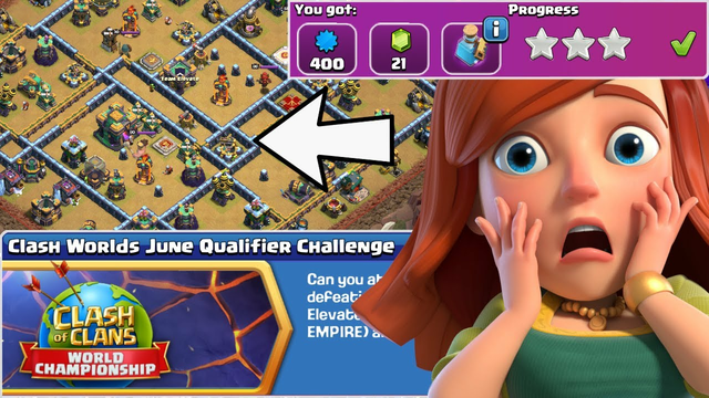 HOW TO 3 STAR CLASH WORLDS JUNE QUALIFIER CHALLENGE | Clash of Clans