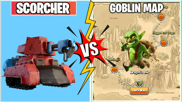 3 Star Challenge | x60 Scorcher Vs Goblin Map On Coc | Clash Of Clans | Goblin Map Tournament |