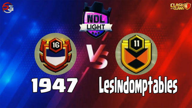1947 vs LesIndomptables | Clash of Clans | NDL Light Week 1 | Pixel Gaming COC