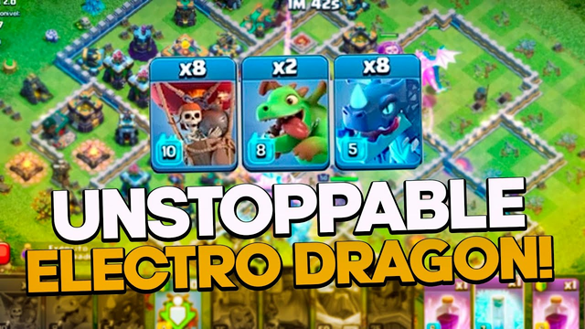 ELECTRO DRAGON UNSTOPPABLE!!! TH14 ATTACK STRATEGY! Clash of Clans