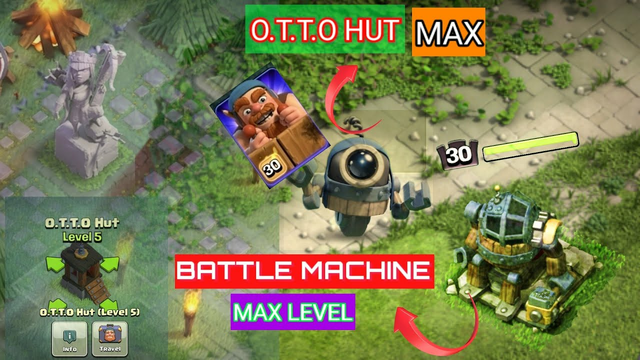 Battle machine clash of clans max level !|clash of clans||#coc