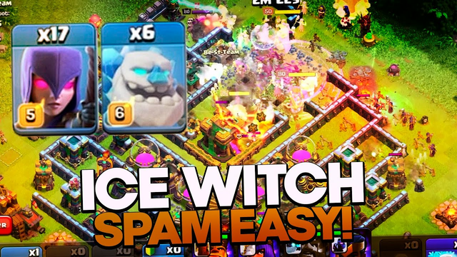 WITCH SPAM EASY IN TH14 = AMAZING!!! BEST TH14 Attack Strategy! Clash Of Clans